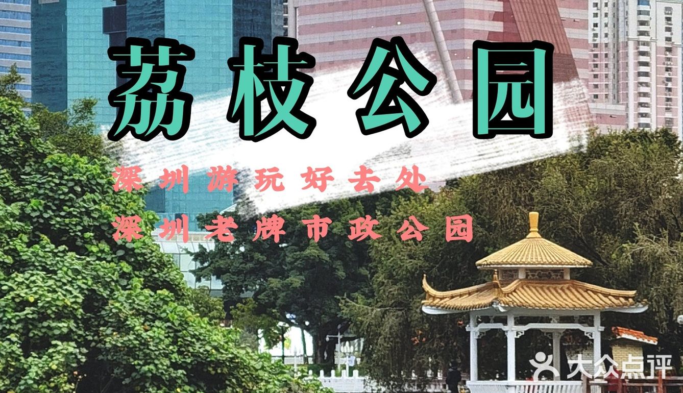 深圳游玩｜来荔枝公园打卡深圳超美水天辉映的建筑风光