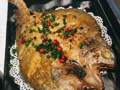 烤东海大黄鱼-九府羊·鲜羊火锅·烤串(新华路店)