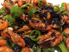 干菜尖椒炒河虾-羡餐厅