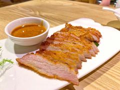 金牌炭烧猪颈肉-渔太泰漓江小馆·广西融合菜(西街店)