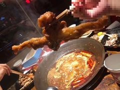 炸牛蛙-老天桥蛙炉火锅(姑苏总店)