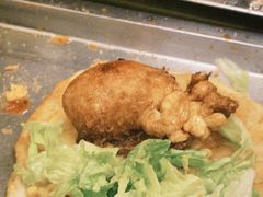 -小红车炸蛋葱油饼