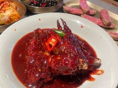 -草家酱蟹炭火烤肉店(珲春南路一店)