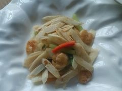 生煎虾与淮山-马仕玖煲·融合菜·酥不腻烤鸭(人大店)