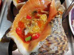 招牌大海螺-围炉肉舍•炭烤活鳗•丹东海鲜烤肉(步行街店)