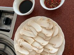 松茸刺身-江川野生菌火锅铜锅鱼(贵清火锅店)