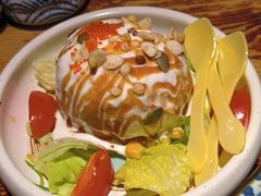 炸温泉蛋土豆泥-小川洋风料理(江汉路店)