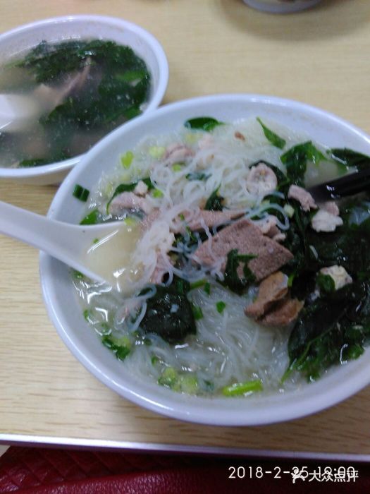 大埔客家面馆猪杂汤米粉图片 - 第1张