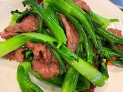 芥兰炒牛肉-文记壹心鸡(宝华路店)