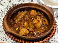 咸鱼鸡粒茄子煲-熠盛粤味(永康路店)