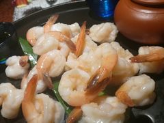 龙井凤尾虾-绿茶餐厅(华联万柳店)