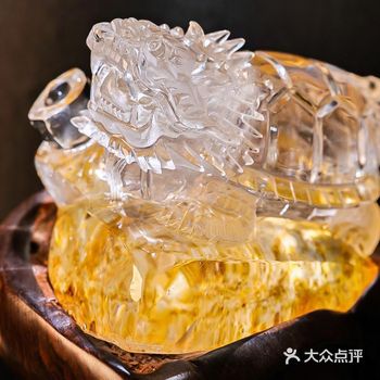 赐福旺财·龙龟【黄胶花】摆件