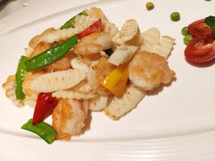 山药煎炒大虾-百姓渔村(南中环店)