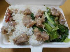 蒜香排骨饭-祥胜美食