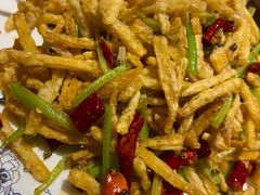 椒盐藕丝-红军龙虾(河柏街店)