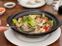 三鲜芥菜煲-大厝宅海鲜馆