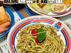 椒腐通菜汁烩意面-敏华冰厅(天河城店)