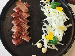 三年金钱火腿配大理手撕乳扇-泓0871臻选云南菜·味庄