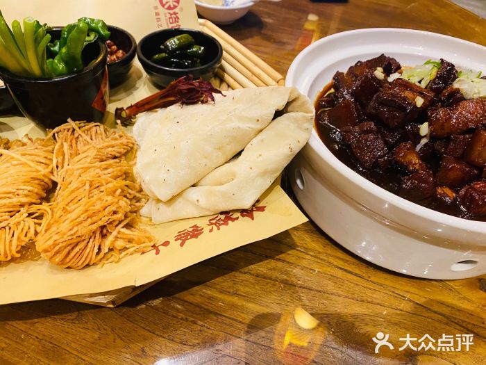 大张烙馍村(绿地店)烙馍卷馓子图片
