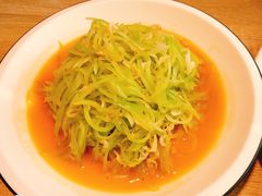 甜晒虾皮炒青笋丝-味莊·青岛菜(云霄路店)