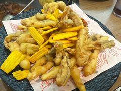 炸蘑菇-那红花·东北菜铁锅炖(仙林金鹰店)