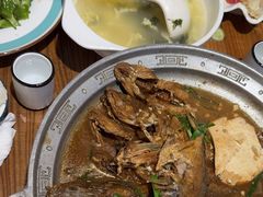 -东来菜馆•手抓海鲜家常菜•海鲜锅贴(鸽子窝店)