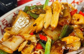 Stir-fried Scallops with Black Bean and Pepper Sauce