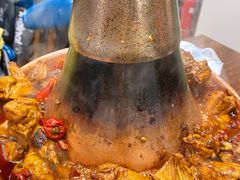 鸡腿锅-超越炭火牛蛙火锅鸡(河东店)