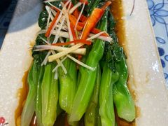 白灼广东菜心-回香楼大连新派清真菜