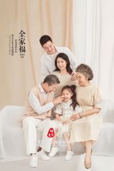 -时光纪亲子全家福照相馆(静安店母女写真父母纪念照)