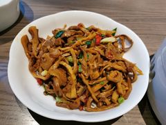 三层肉炒建瓯笋芽-四道菜·福建菜馆(新街口金鹰店)