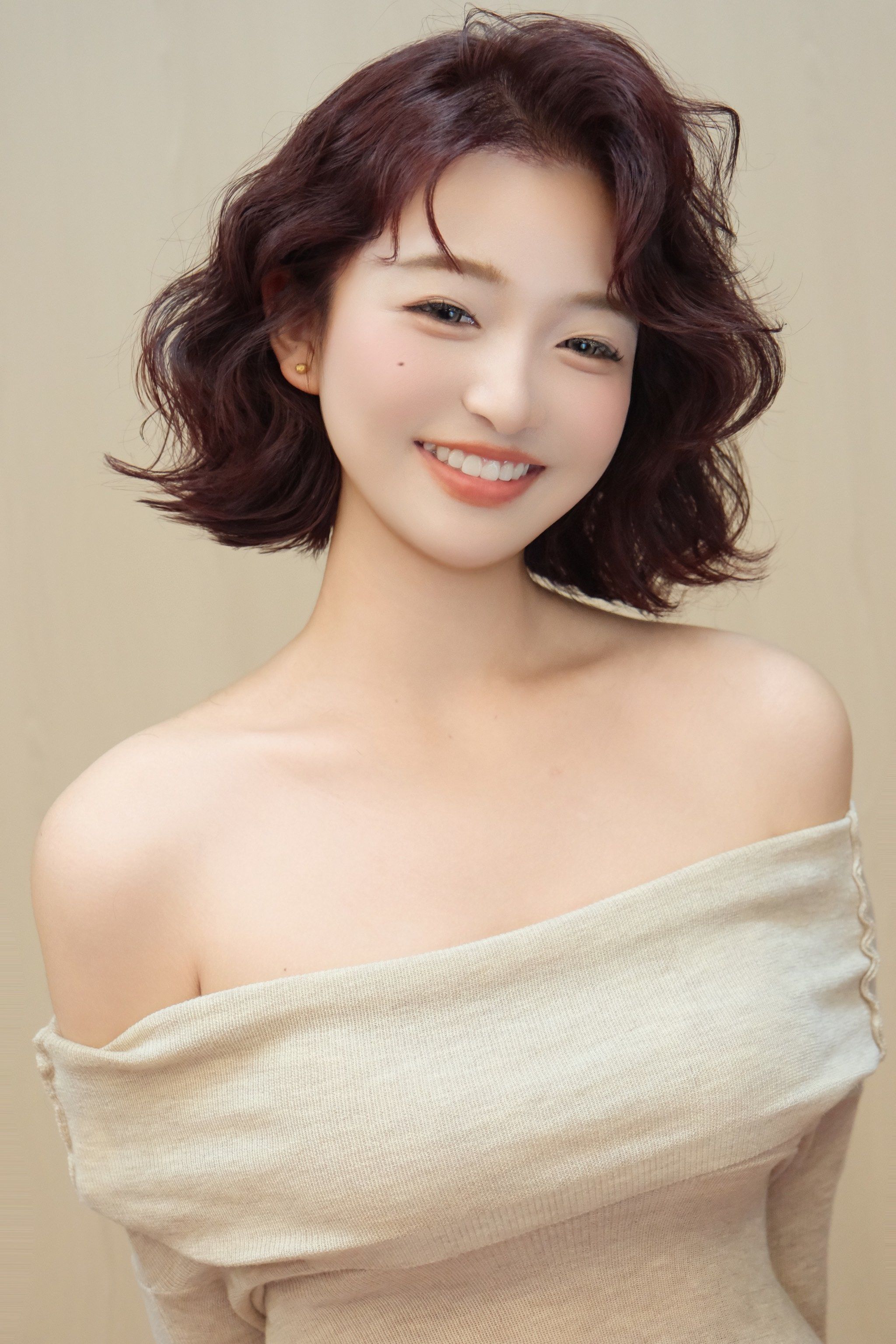 卷发女孩的柔情