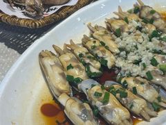 葱油蛏子-好兄弟郭巨海鲜(天一阁店)
