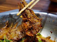 主打的干锅鸭头-安诚居干锅鸭头(八角店)