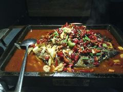 香辣味烤鱼-探鱼·鲜青椒爽麻烤鱼(中天广场店)