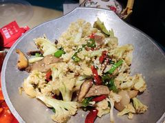 干锅丽水香菇花菜-探花·意境江南菜·唐伯虎文化体验店·松鼠桂鱼(观前店)