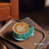 岭南书院里喝杯盖碗拿铁