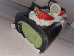 竹炭抹茶卷-胖爸爸烘焙工作室(平湖家居店)