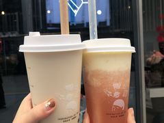 热烤黑糖波波鲜奶-喜茶(北京五棵松华熙店)