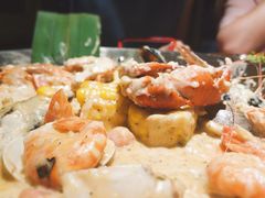 手抓海鲜蒜香奶油味-仓库南洋海鲜小排档(柳河路店)