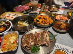 -草家酱蟹炭火烤肉店(珲春南路一店)