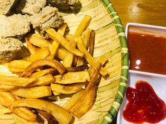 干炸臭豆腐-丁记盐蘸牛肉·新杭菜(河东路店)