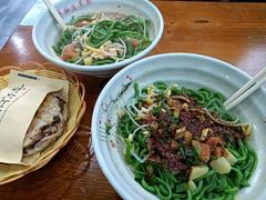 油泼面-手擀菠菜面(西康路店)