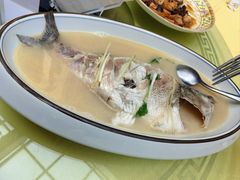 青椒蒸鲈鱼-仿膳饭庄·宫廷风味(百年传承店)