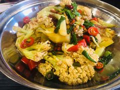 干锅有机菜花-虎虎龙虾大排档(双井店)
