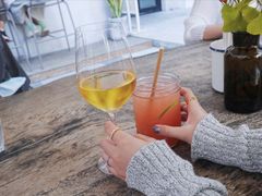 桃子红莓苏打饮料-RAC BAR(安福路店)