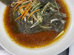 清蒸多宝鱼-富港会·海鲜酒楼(墟沟店)