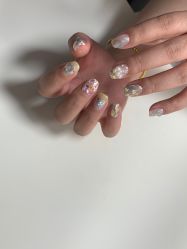 -复古绿·少女主题美甲美睫