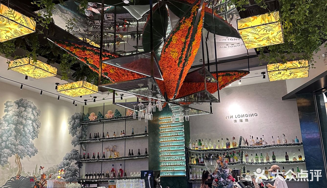 平安夜氛围感拉满的西餐厅