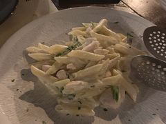 三文鱼芦竹笋奶油面-Hostaria Bar维他餐吧·意大利西餐厅·牛排馆